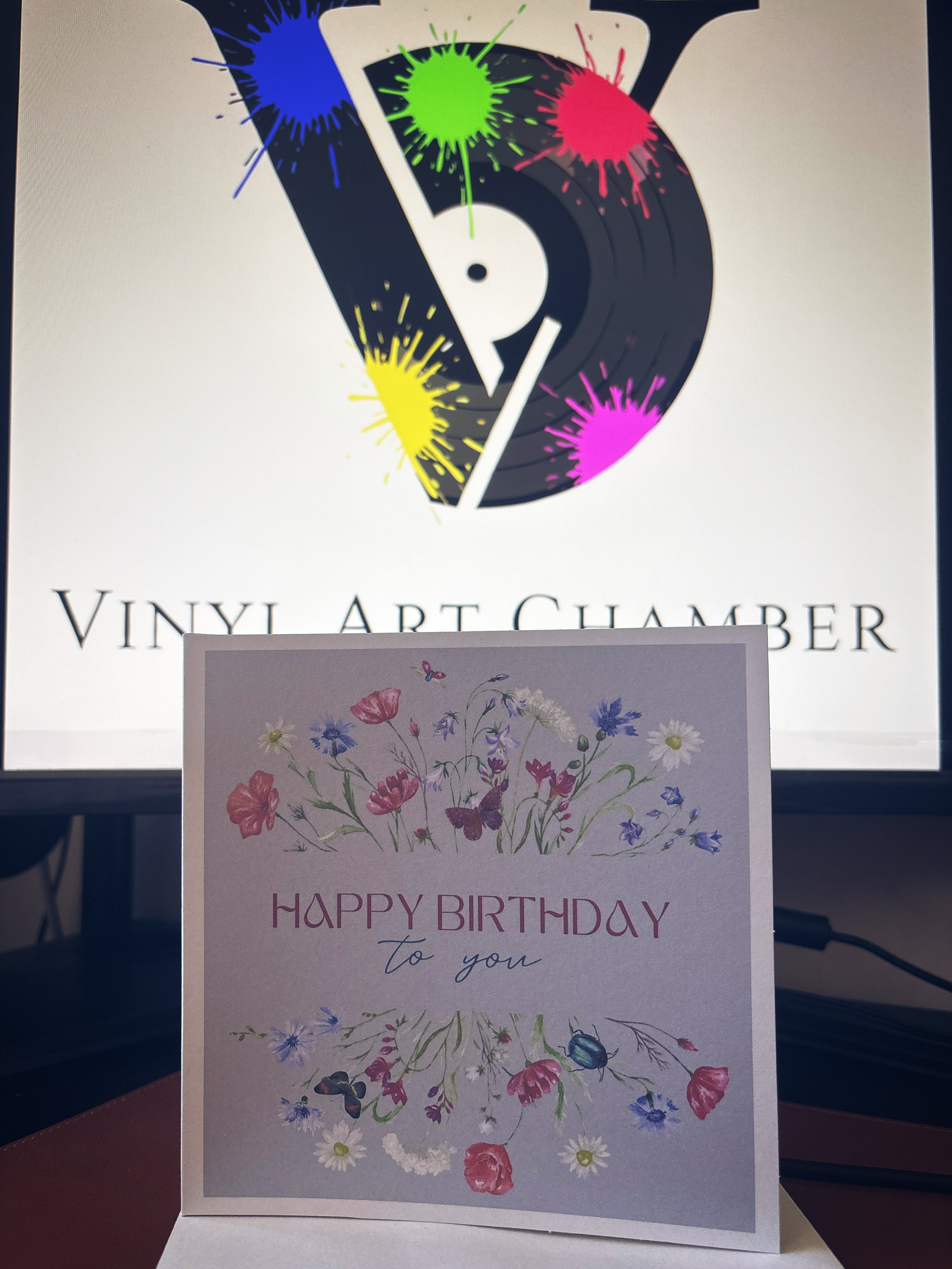 Happy Birthday Greetings Card