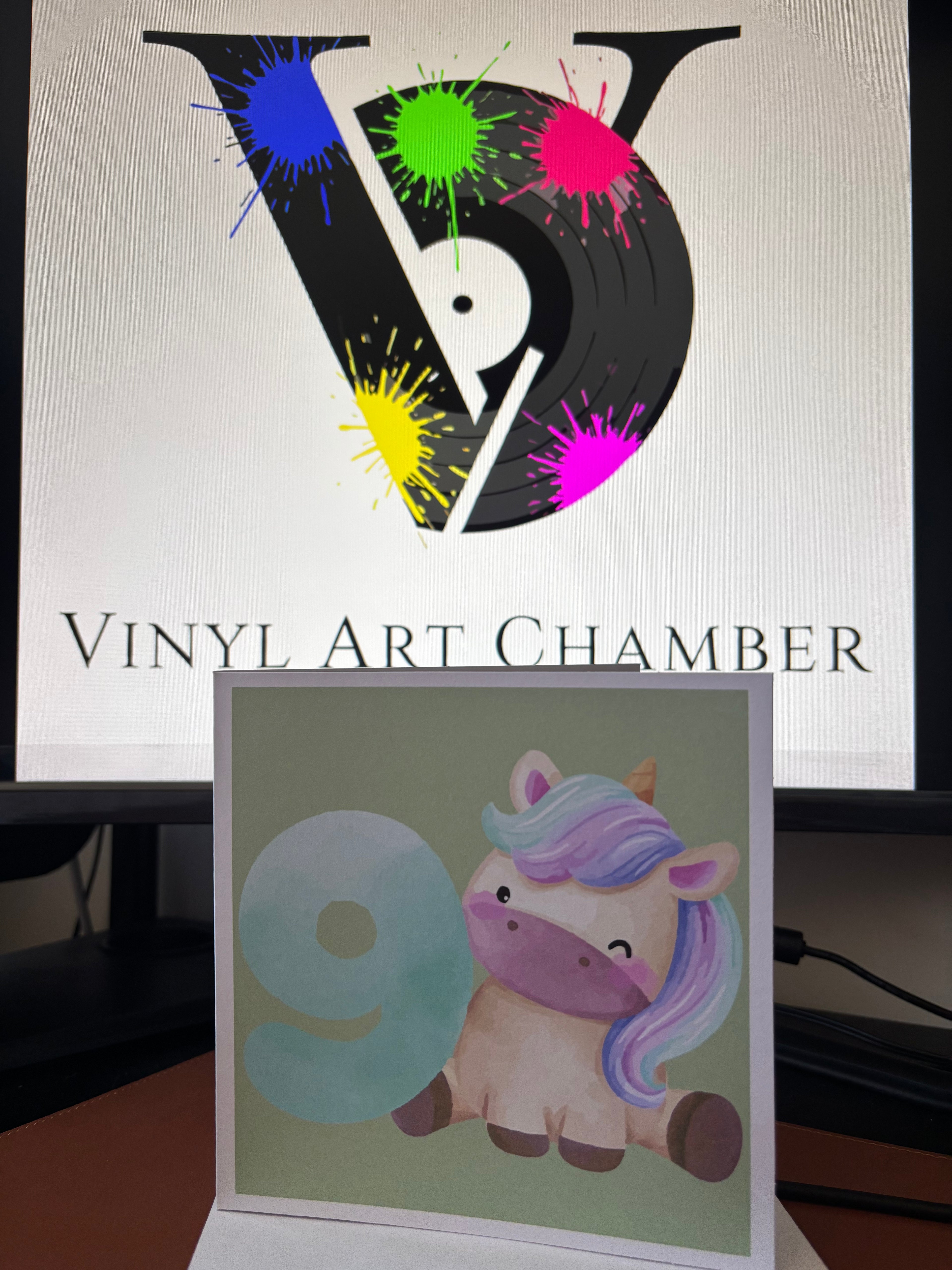 9th Birthday Greetings Card