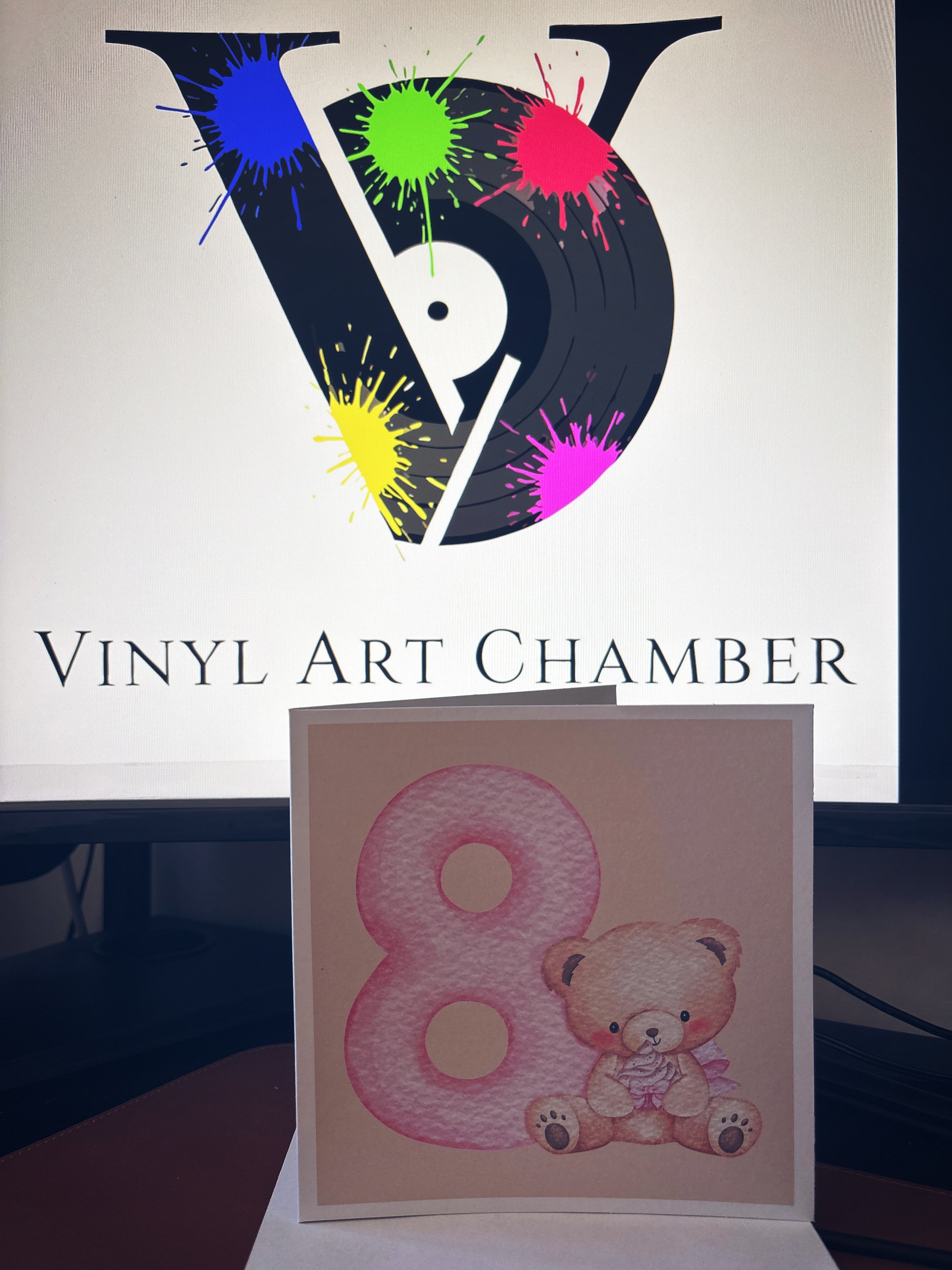 8th Birthday Greetings Card