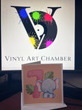 7th Birthday Greetings Card
