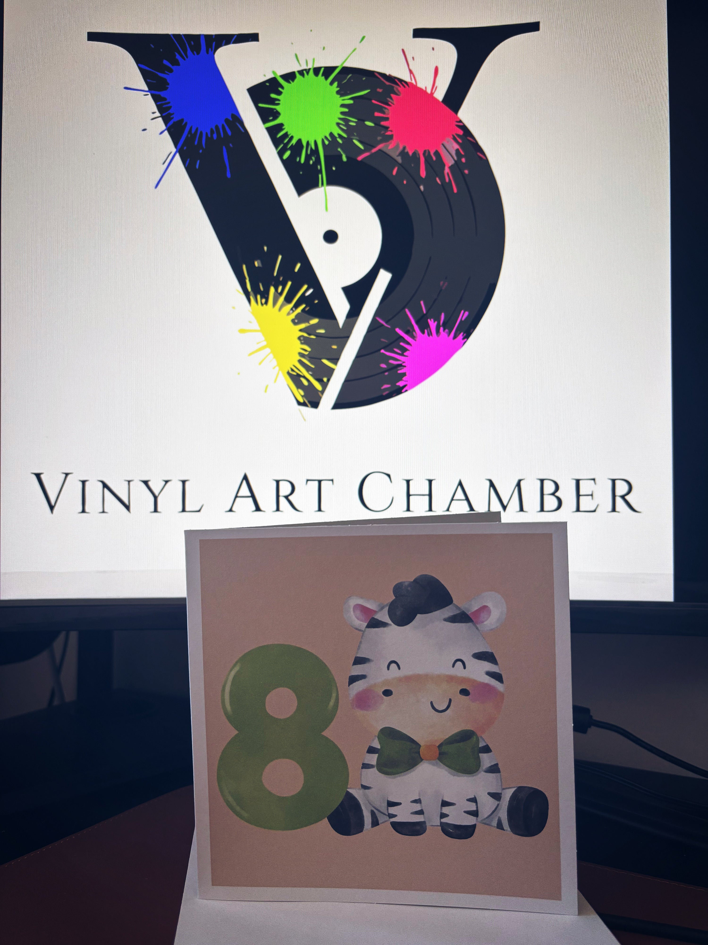 8th Birthday Greetings Card