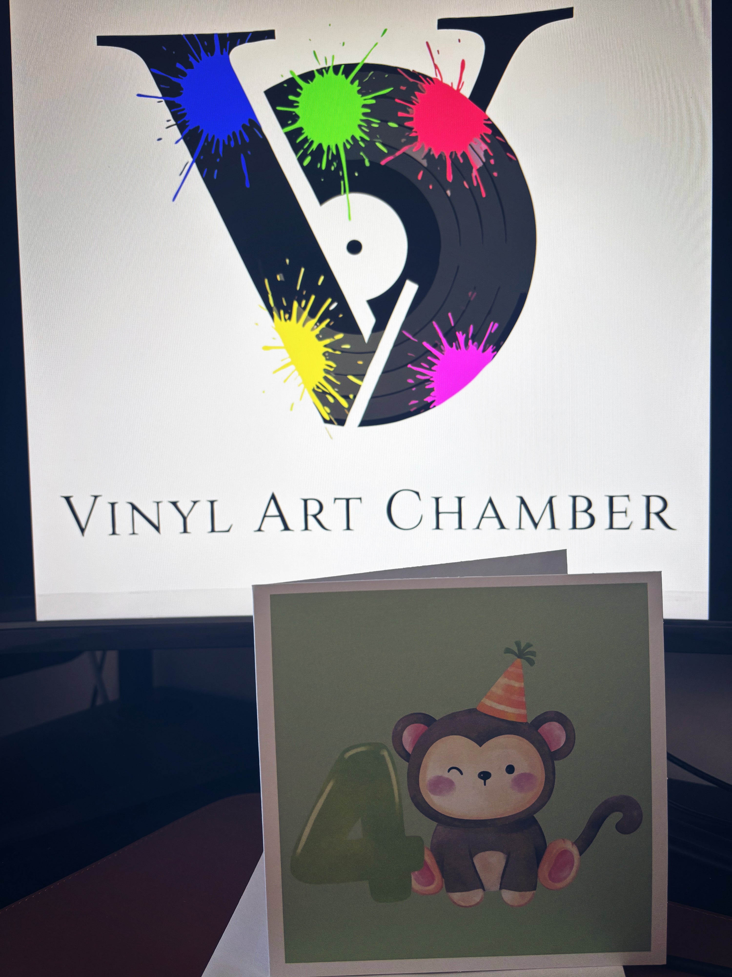 4th Birthday Greetings Card