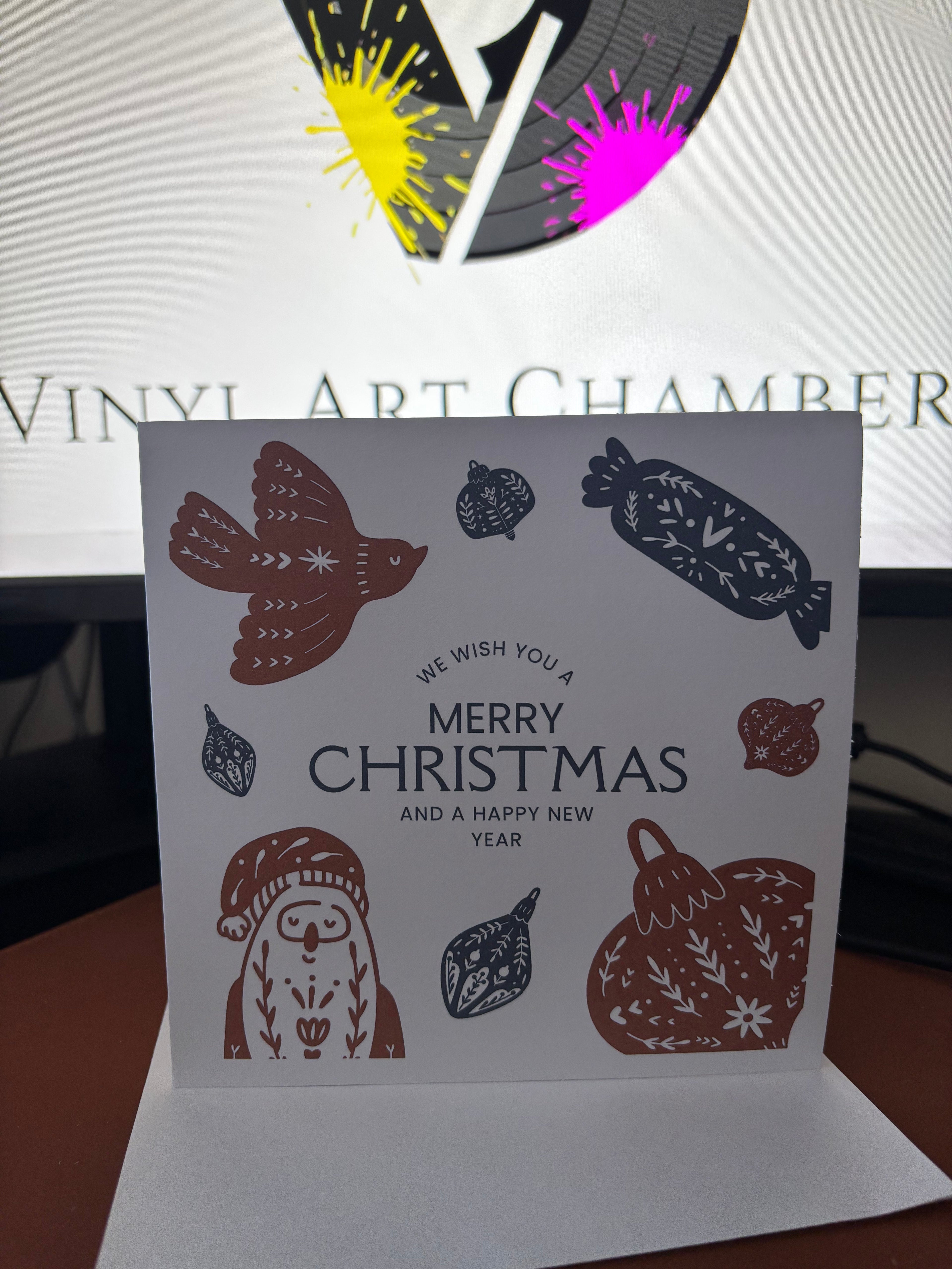Merry Christmas Greetings Card