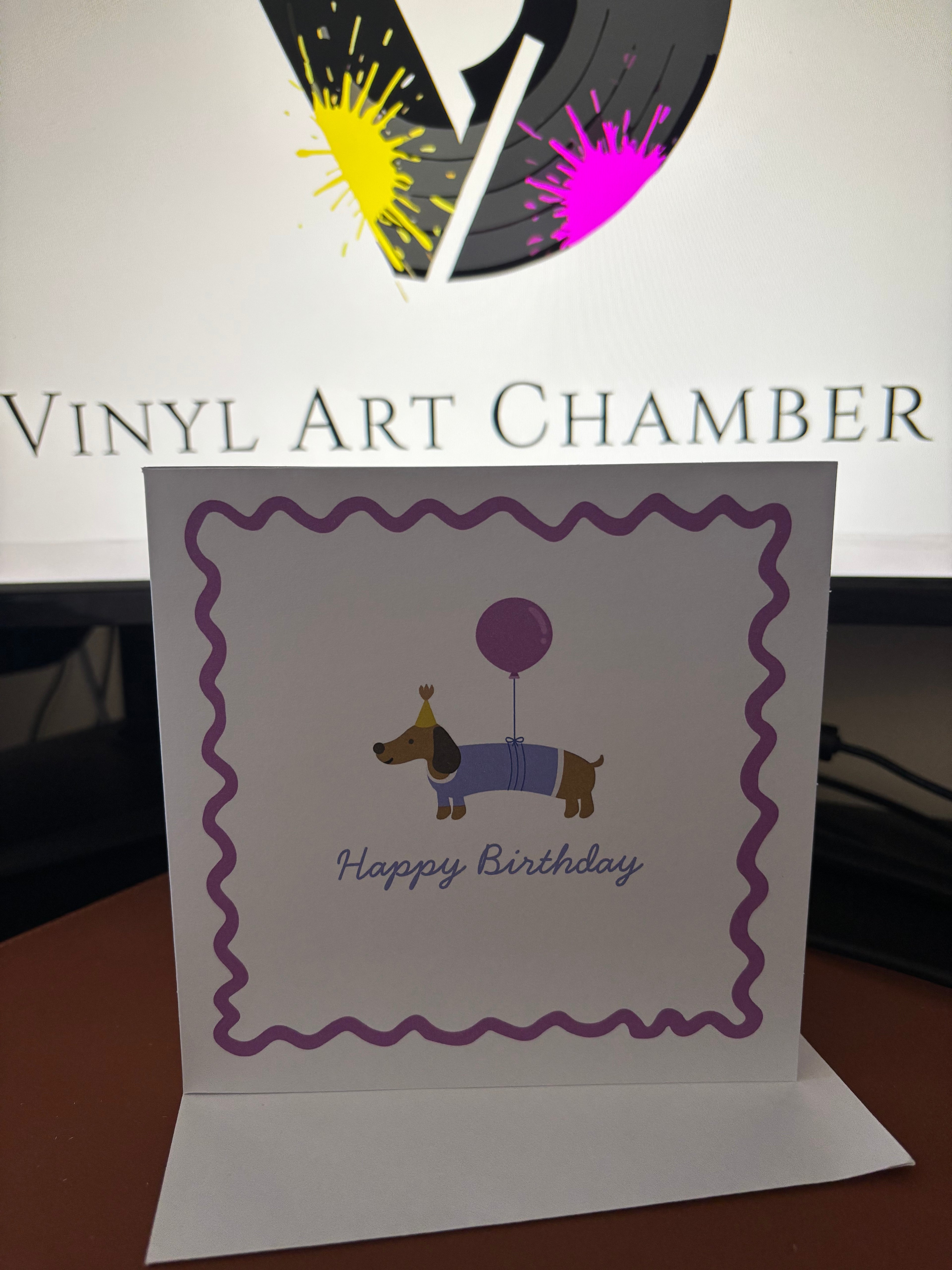 Happy Birthday Greetings Card