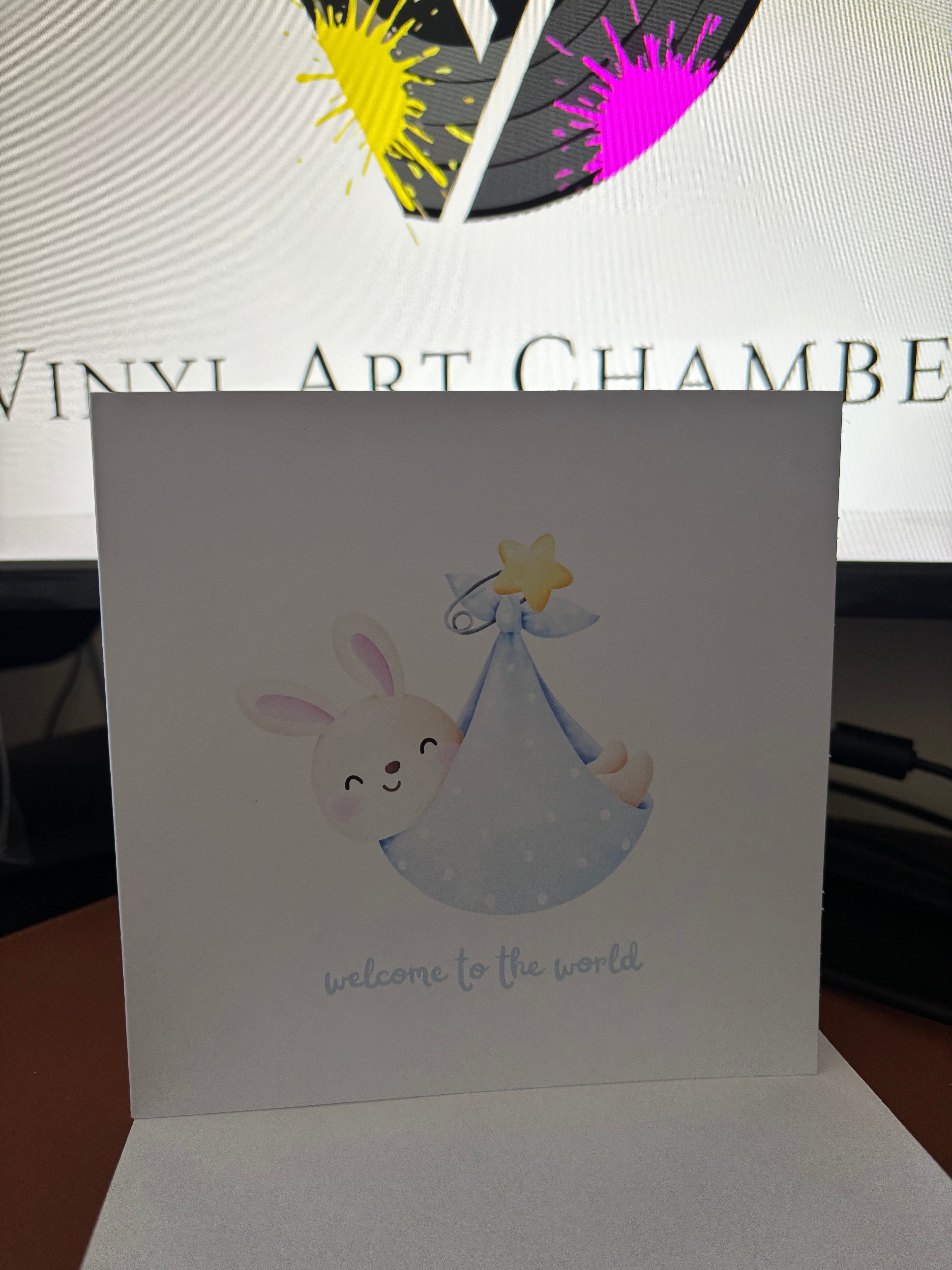 Welcome To The World Greetings Card