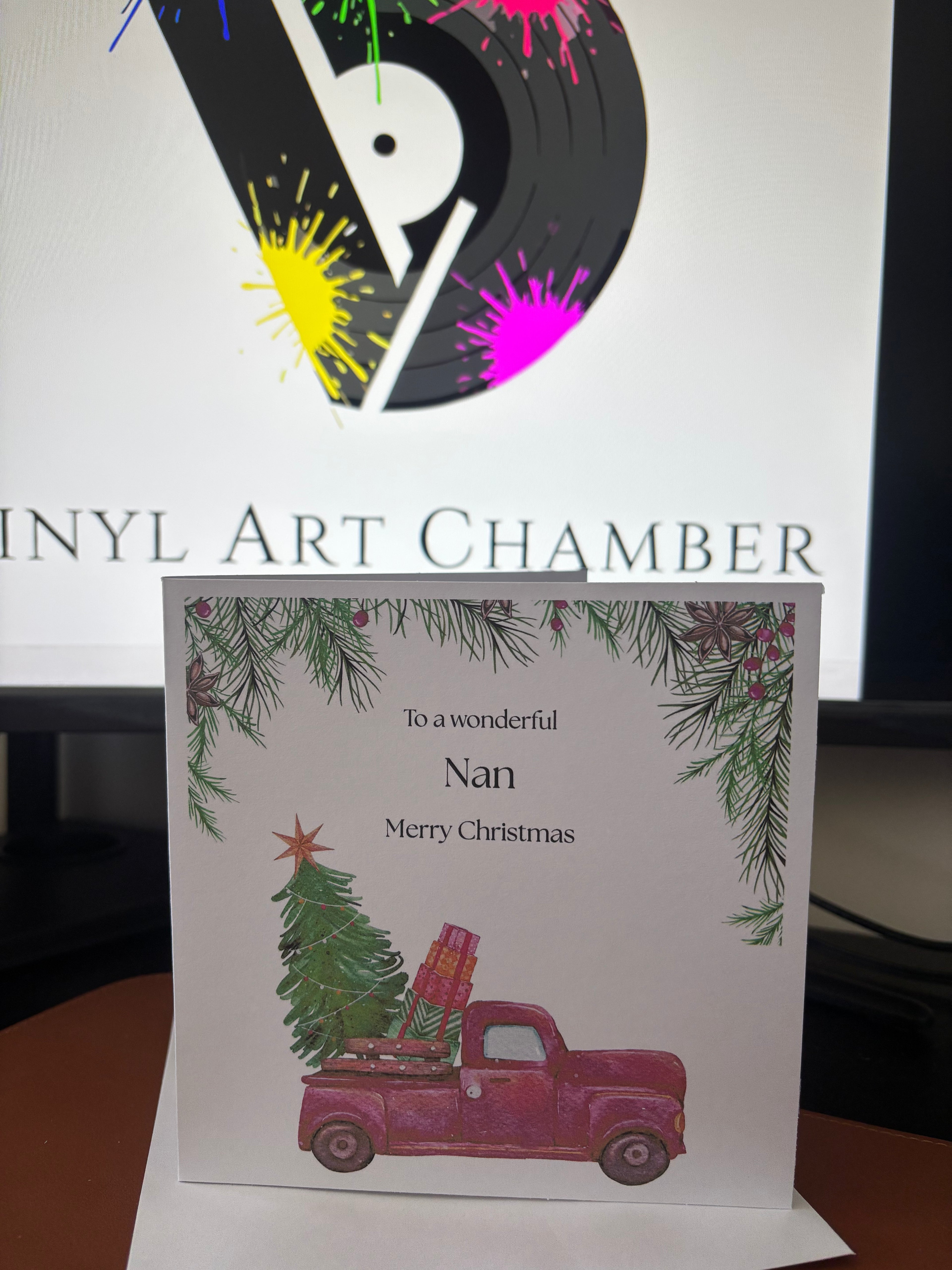 Merry Christmas Greetings Card