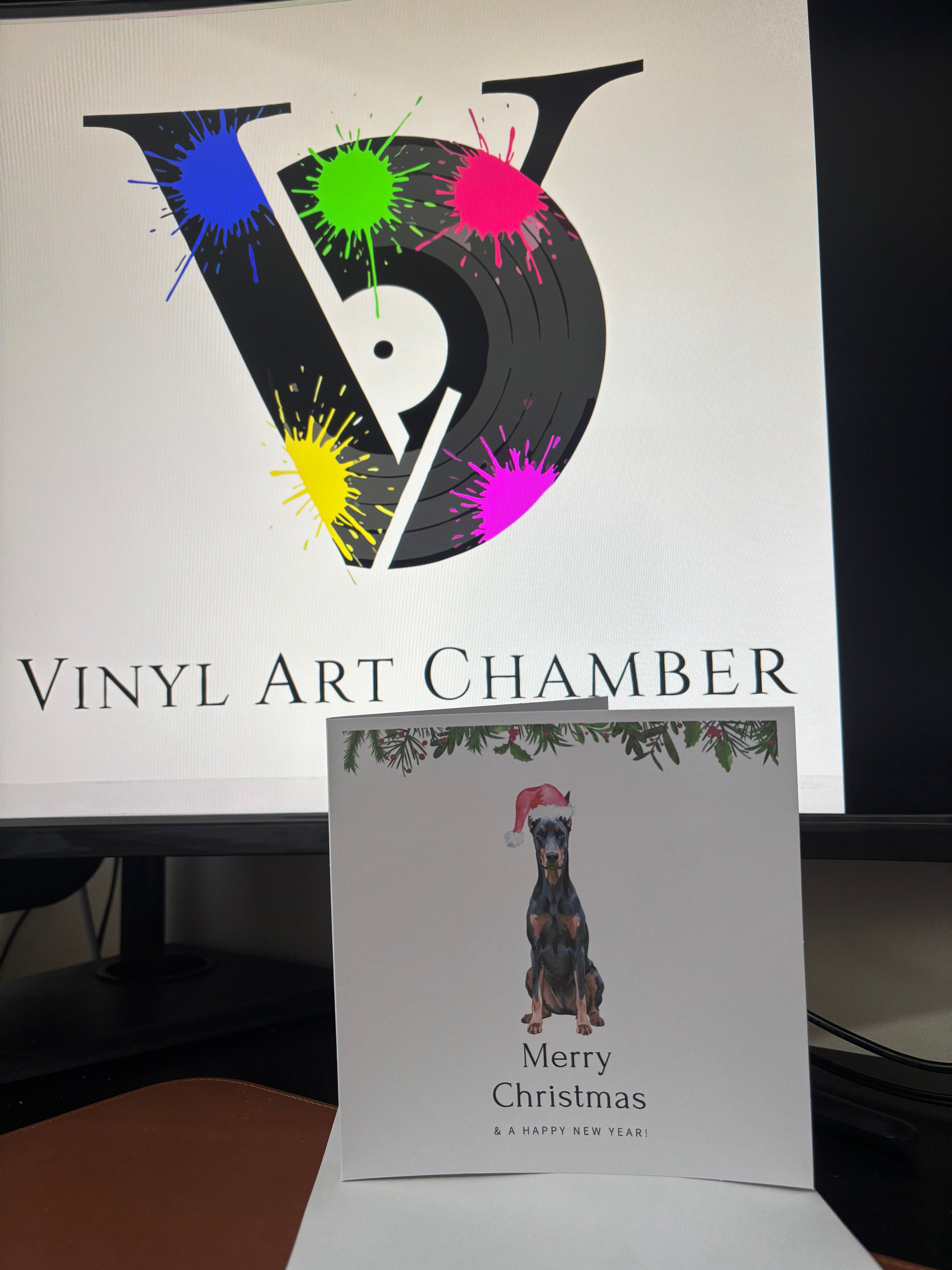 Merry Christmas Greetings Card