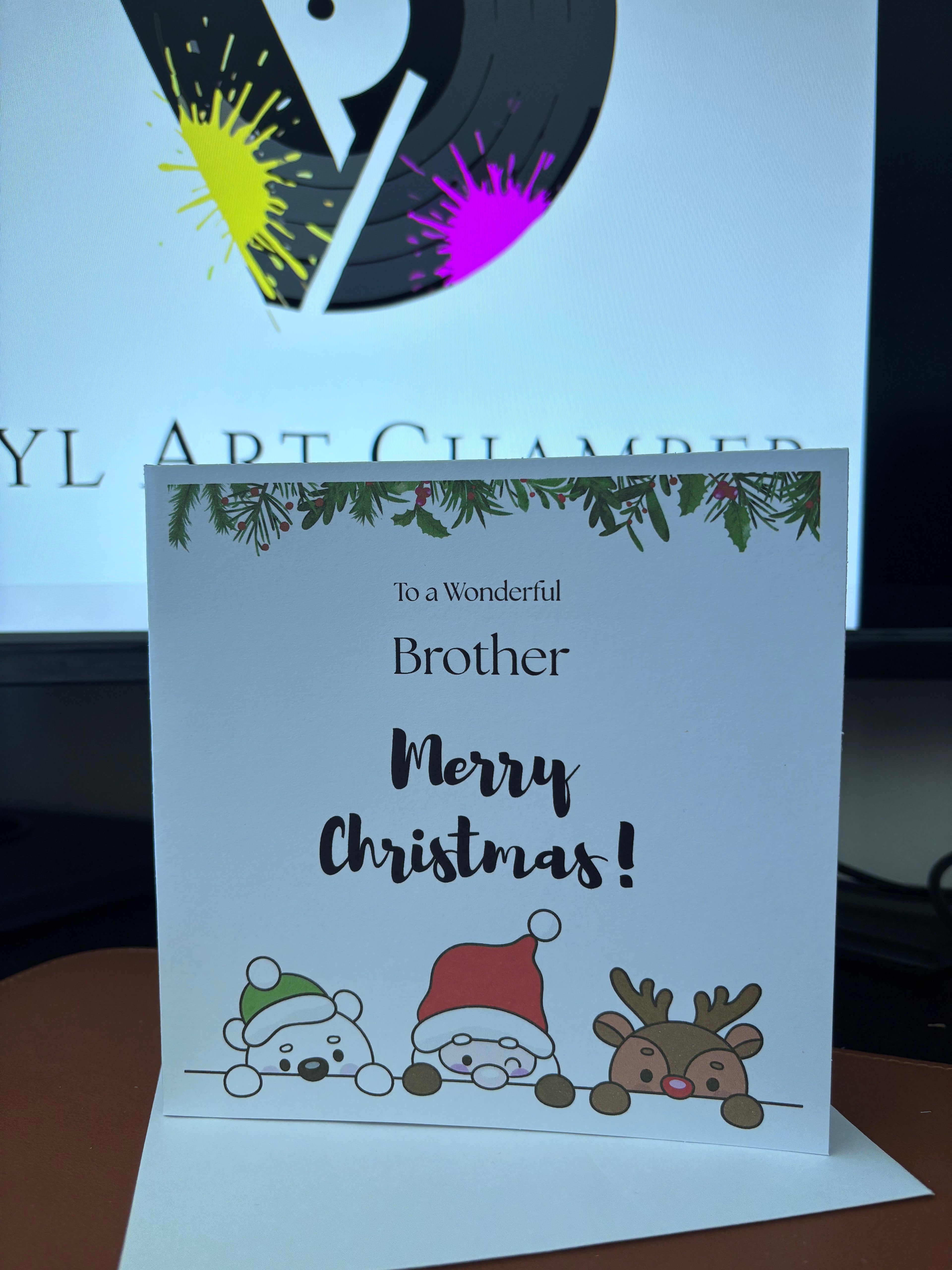 Brother Christmas Greetings Card