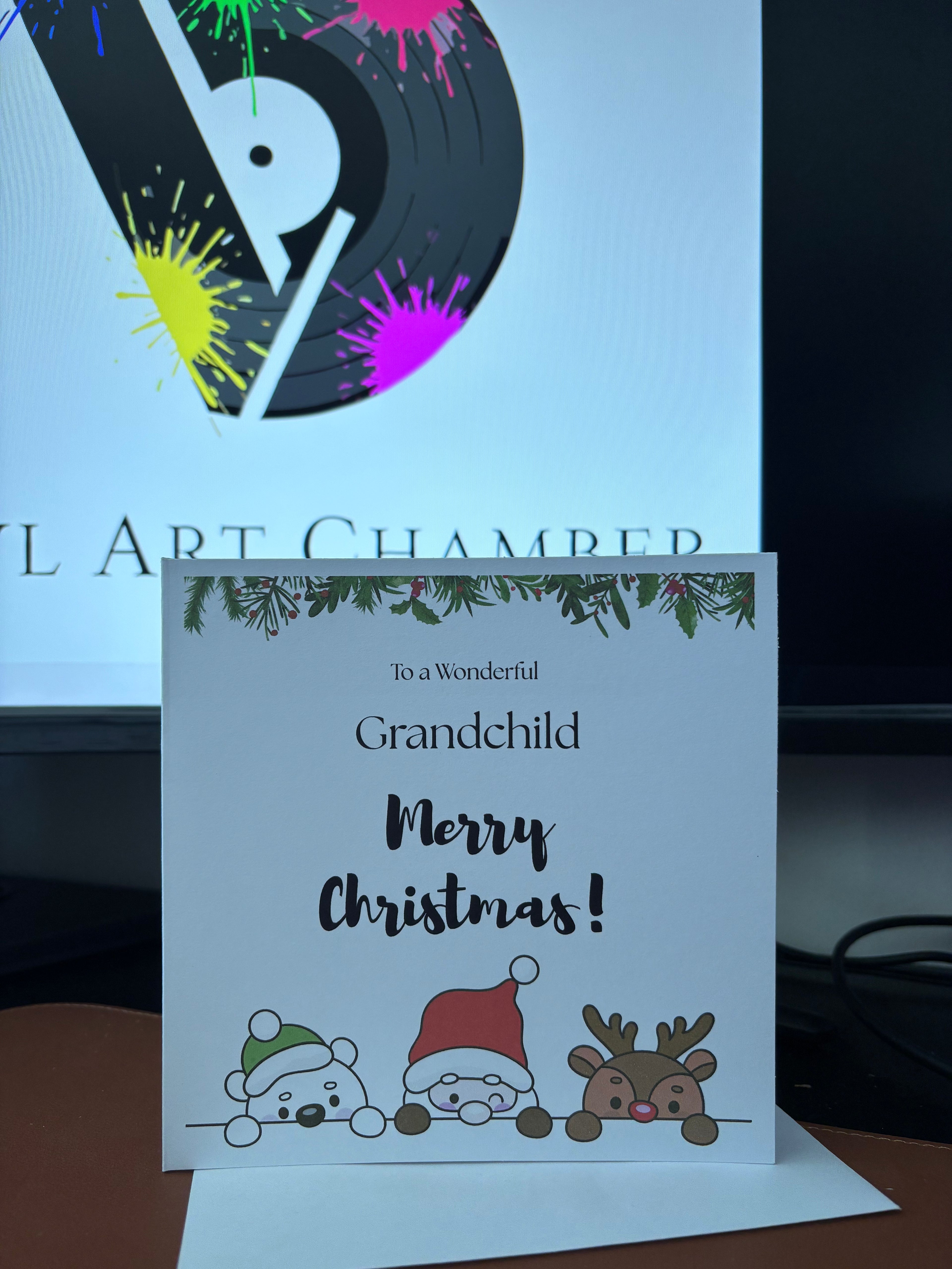 Grandchild Christmas Greetings Card
