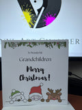 Grandchildren Christmas Greetings Card