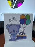 Happy Birthday Greetings Card