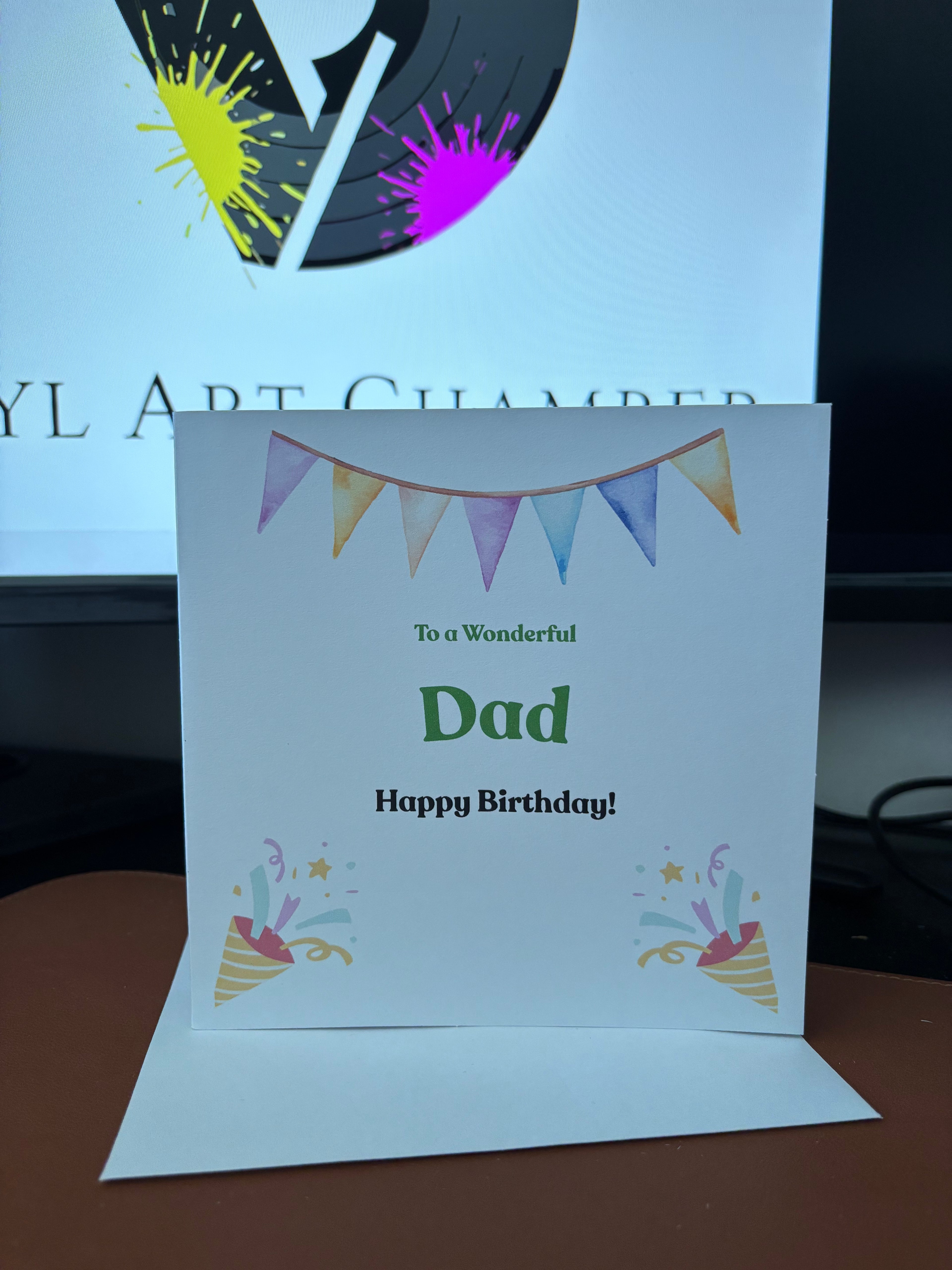Happy Birthday Dad Greetings Card