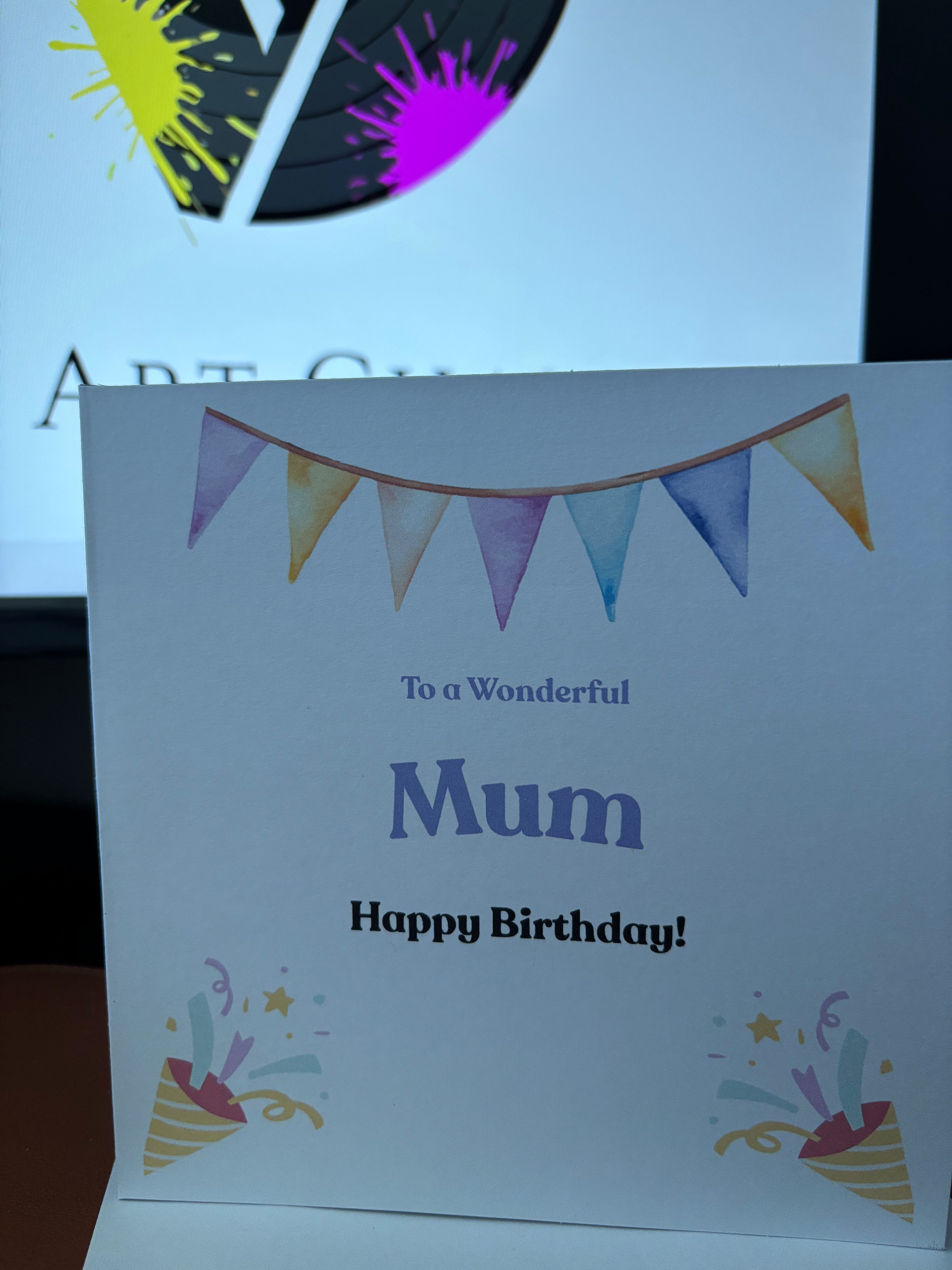 Happy Birthday Mum Greetings Card