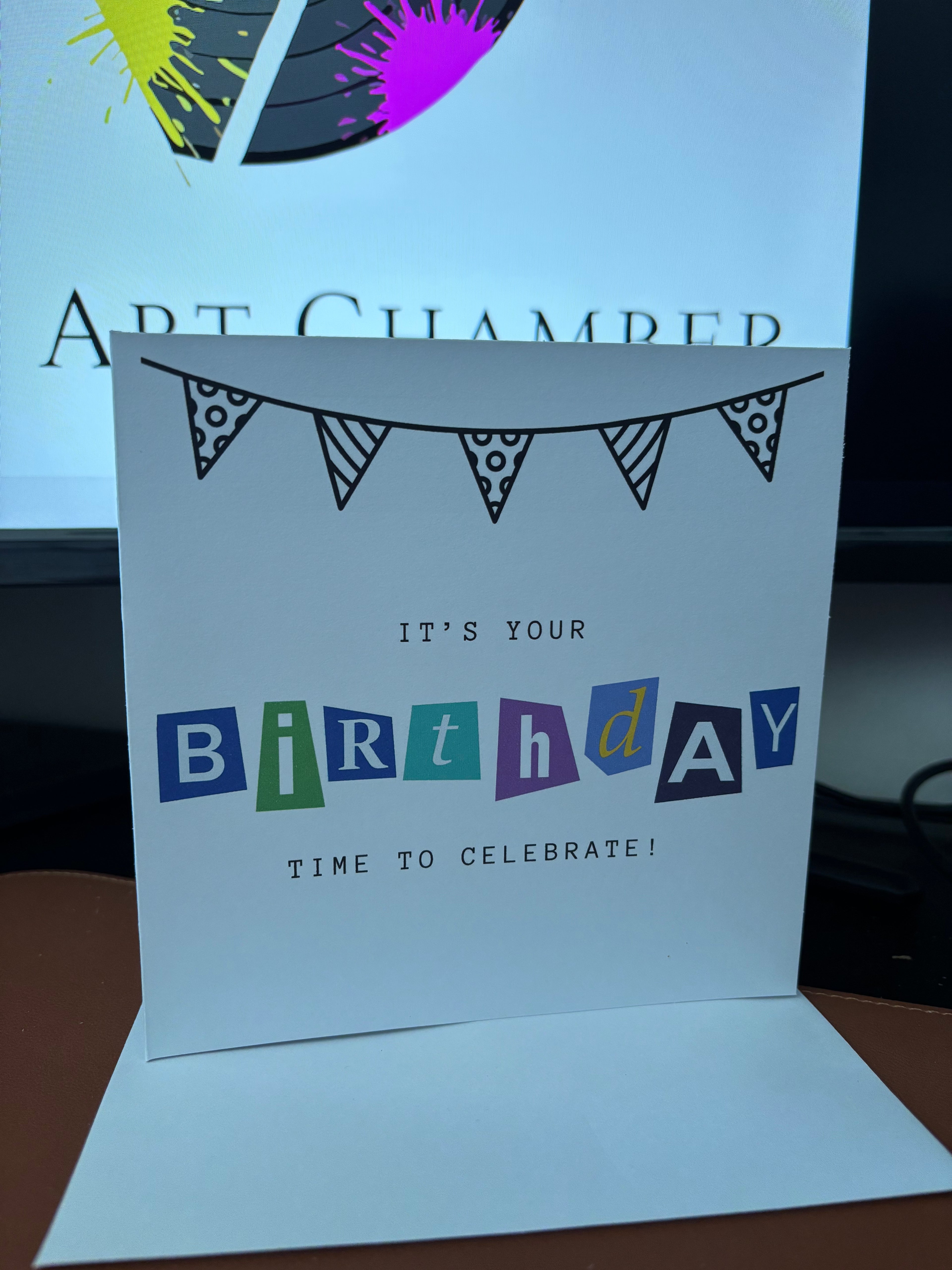 Happy Birthday Greetings Card