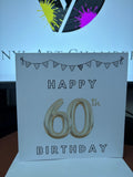 60th Birthday Greetings Card