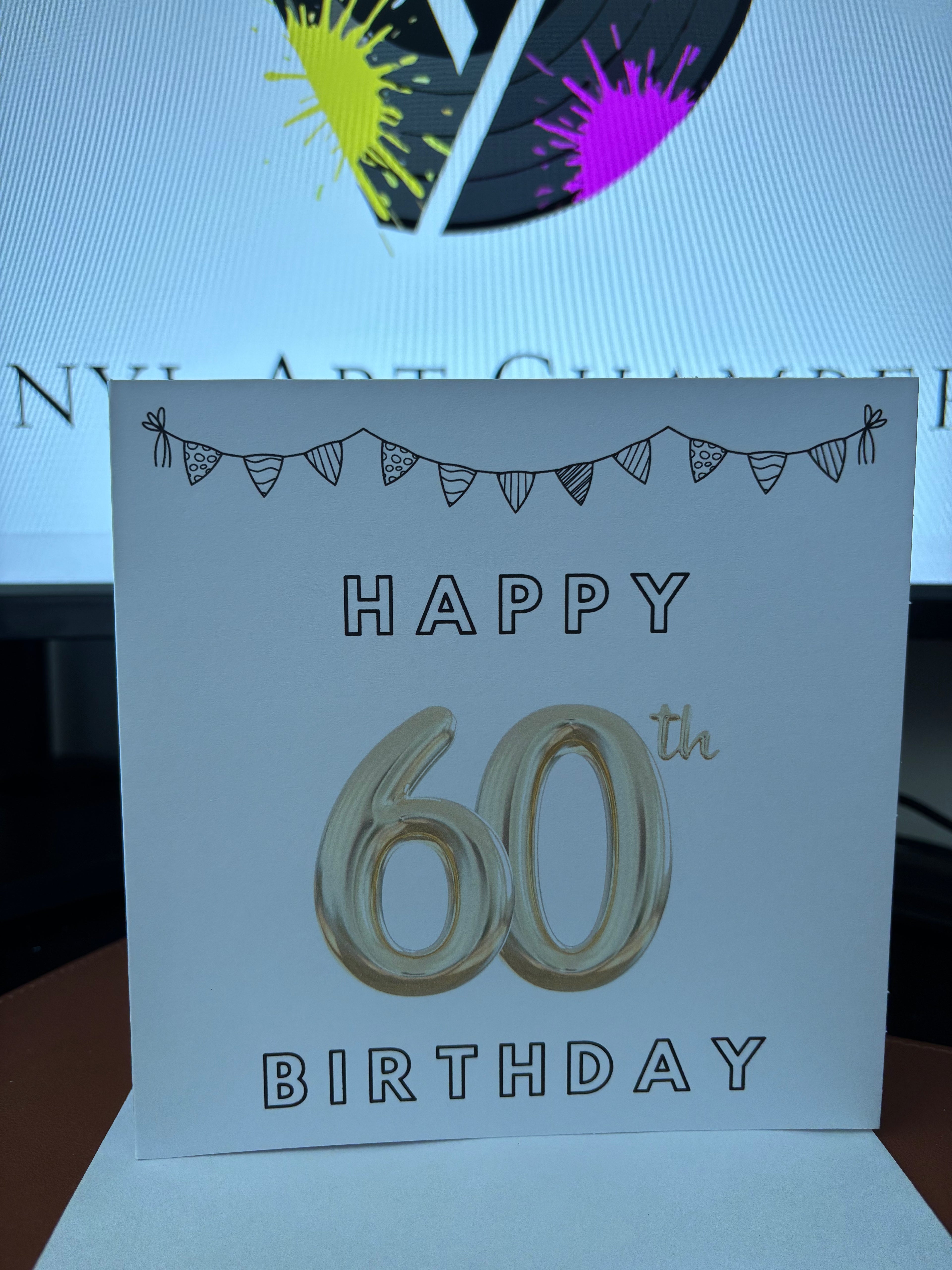 60th Birthday Greetings Card