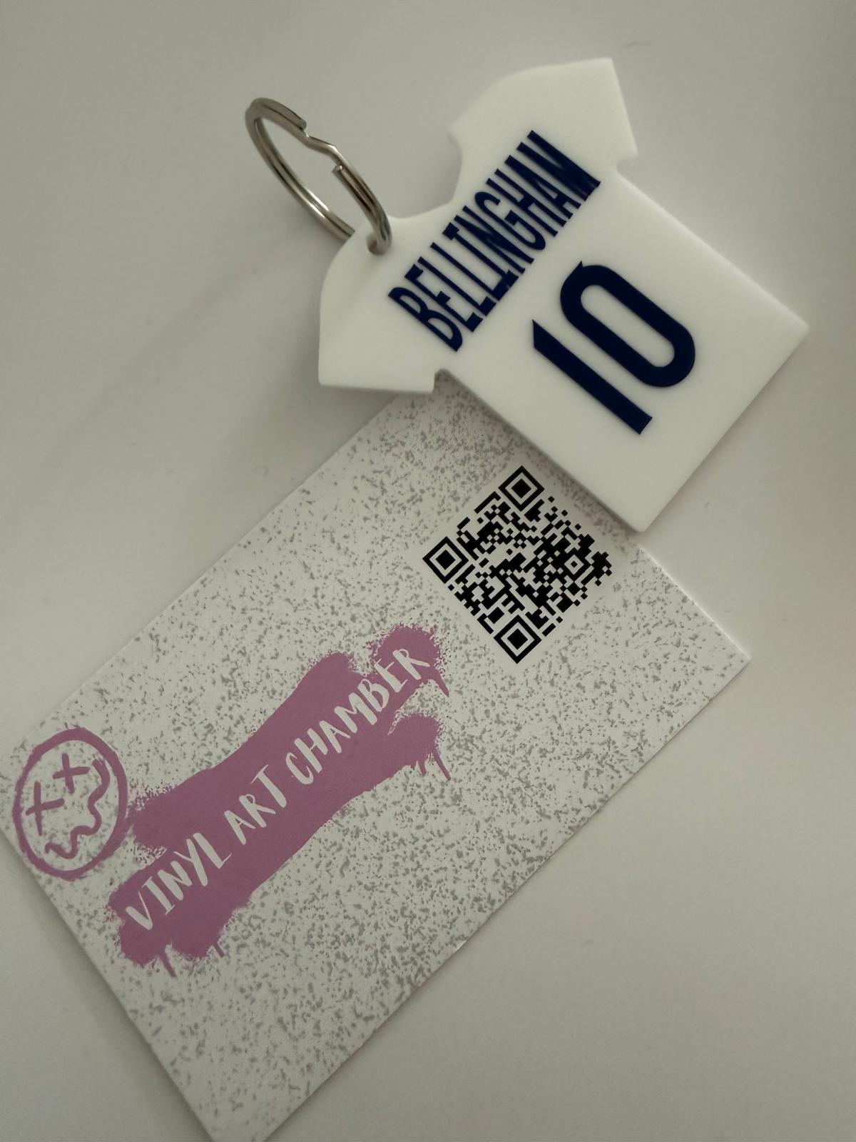 Football Keyring - Jude Bellingham