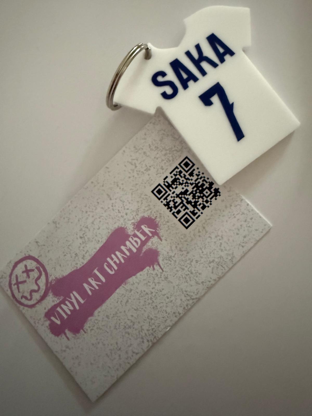 Football Keyring - Bukayo Saka