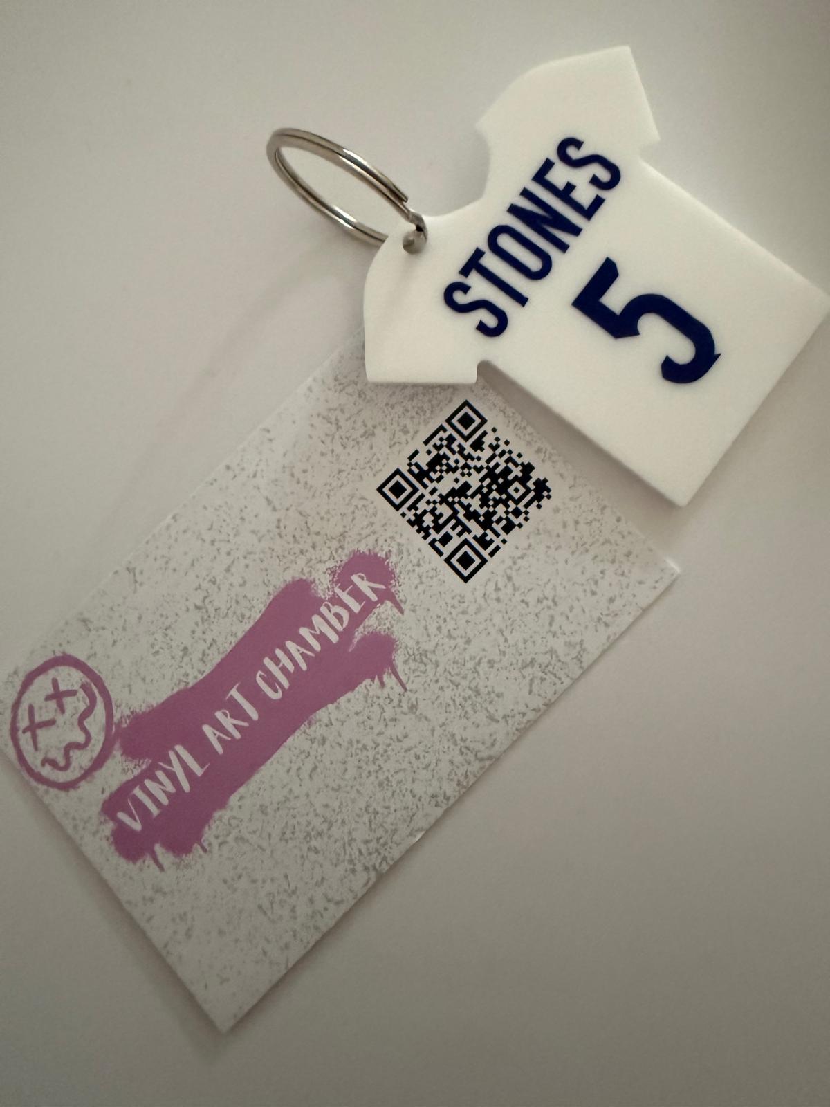 Football Keyring - John Stones