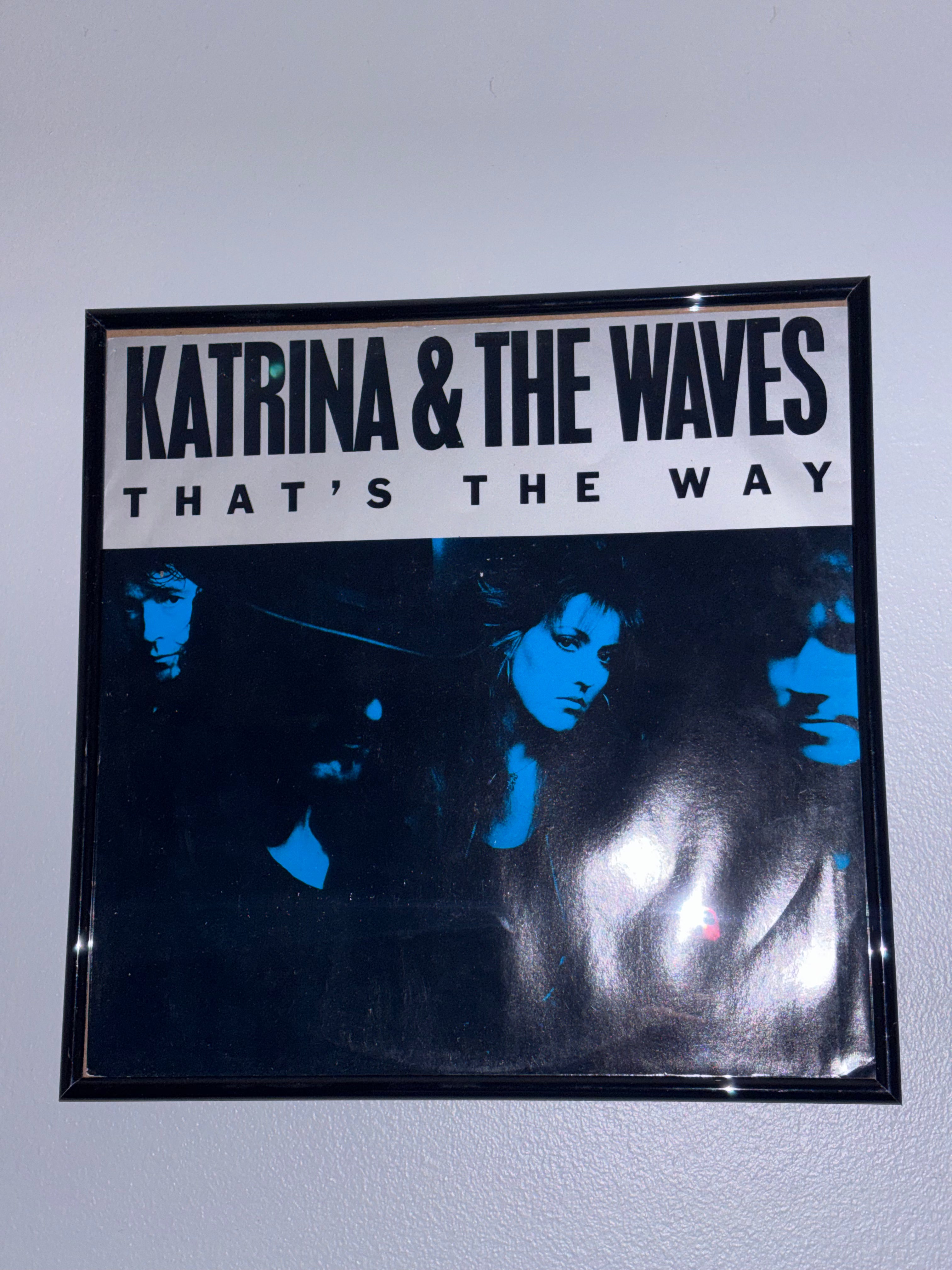 'Katrina & The Waves - That's The Way' Original Record Sleeve Framed