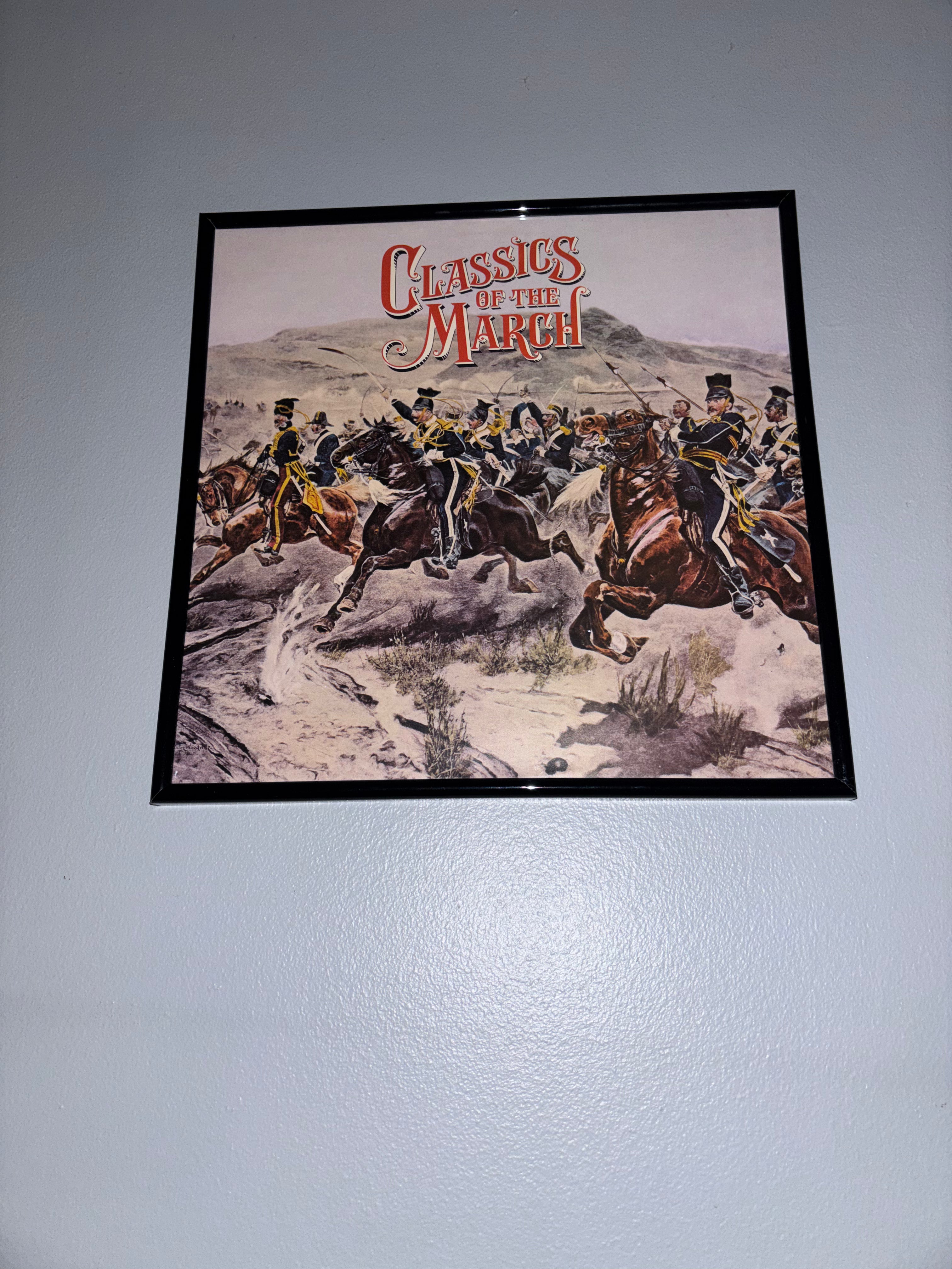 'Classics Of The March' Original Record Sleeve Framed